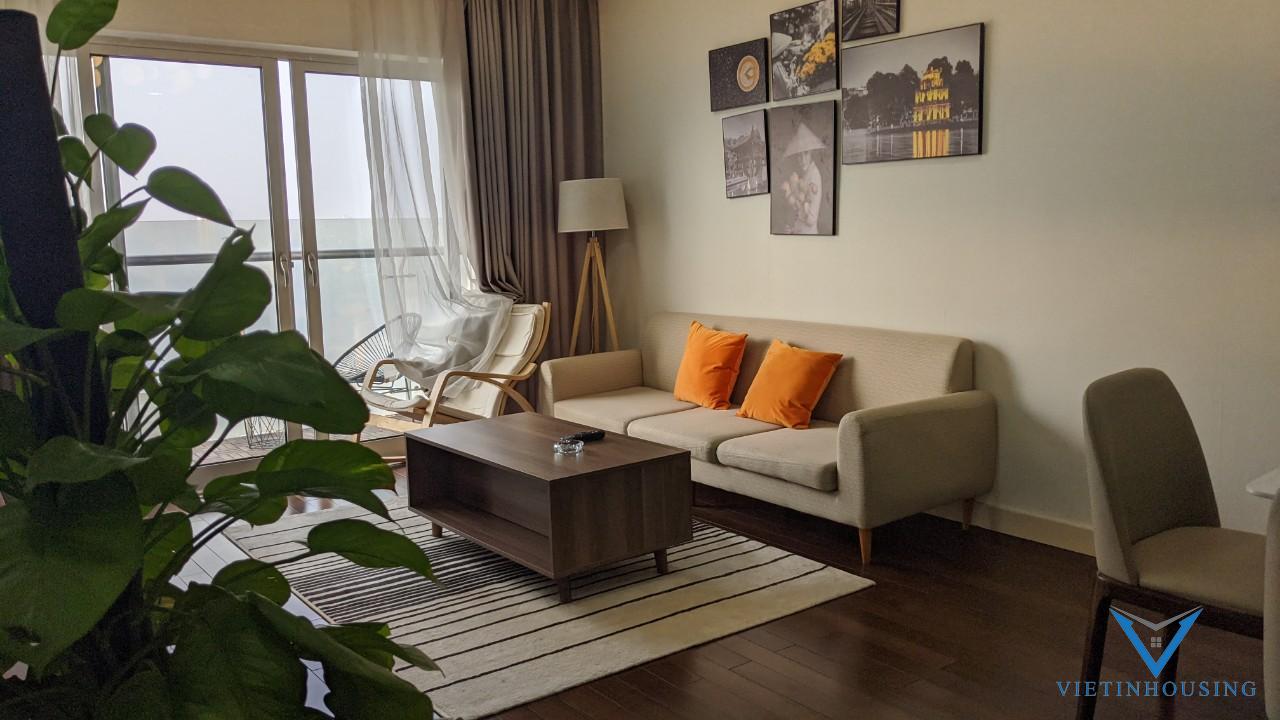 Ba DinhのLancasterビルにある豪華な3ベッドルーム賃貸アパート
