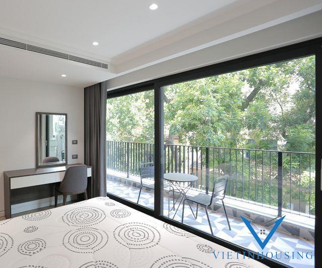 バディン区TrucBachエリアにある2ベッドルームの素晴らしい眺めのアパートID:837